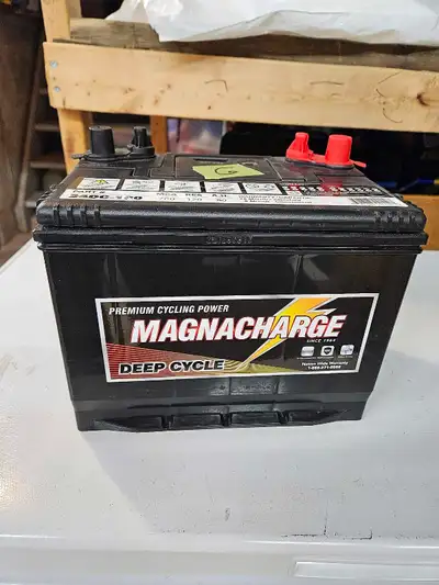 New, never used deep cycle. Got them one year ago from off grid shop. For off grid home. Project did...