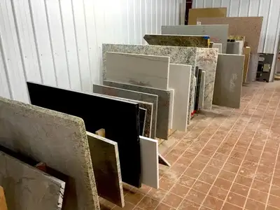 Elegant Quartz Remnants & Granite Slabs | Luxury Countertops, View more