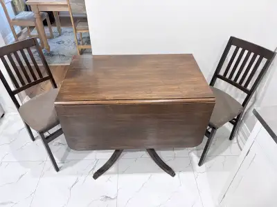 Vintage Drop Leaf Table, View more