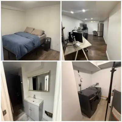 1 bed 1 bath basement for rent
