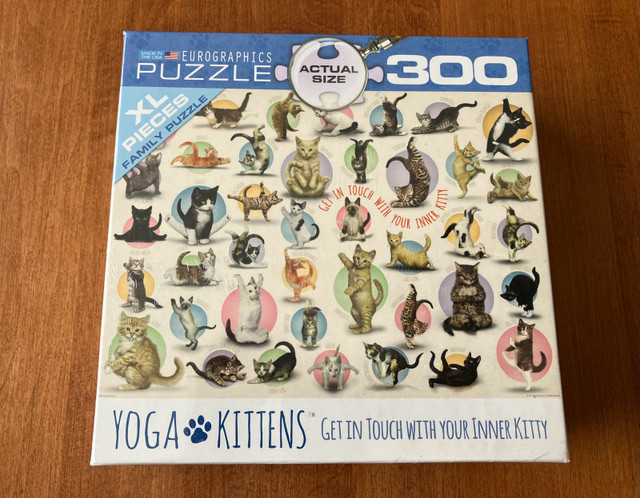 Brand New Eurographics 300 XL-Piece Puzzle, Yoga Kittens dans Jouets et jeux  à Ville de Montréal