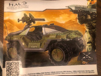 Halo Mega bloks UNSC Warthog Anniversary Edition