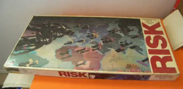 Vintage 1975 Risk World Conquest Game By Parker Brothers