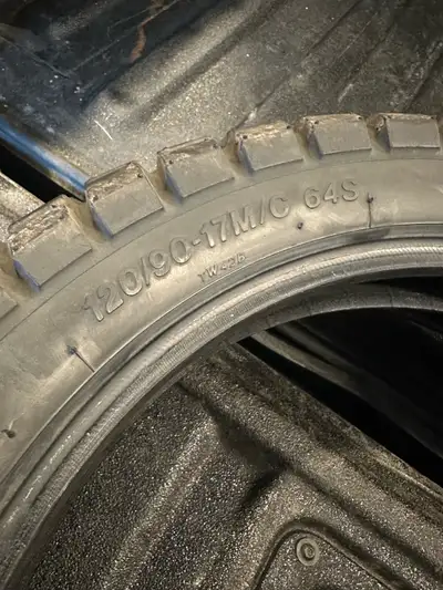 Bridgestone trailwing TW42 motorcycle tires. 80% Street / 20% Off-road Lightly used. 2024 tires and...