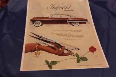 1953 Chrysler Imperial Original Ad, View more