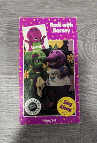 Rock with Barney (Sing-A-Long) VHS Movie 