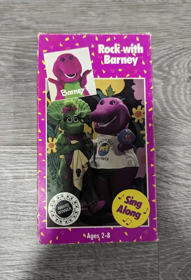 Rock with Barney (Sing-A-Long) VHS Movie  in CDs, DVDs & Blu-ray in City of Toronto - Image 2