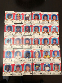 Complete Set 1985 True Value Baseball Superstars Set