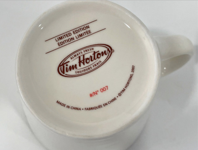 4 NEW Tim Hortons LTD ED. "Always Fresh" 3D Mugs in Kitchen & Dining Wares in St. Catharines - Image 4