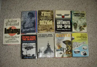 Assortment of Hardcover Military Books, View more