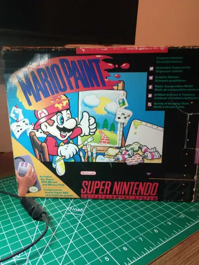 super Nintendo Mario paint, View more