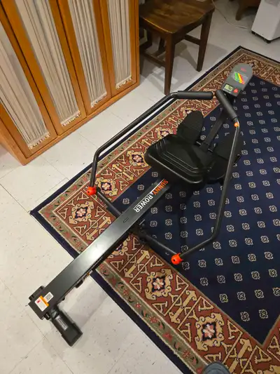 Compact Full Motion Rowing Machine & Mini Exercise Bike, View more