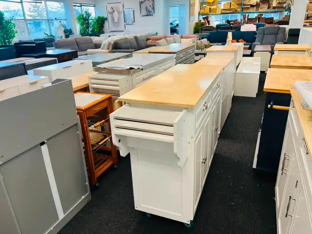 Kitchen island with storage drawers, new63793683440897123