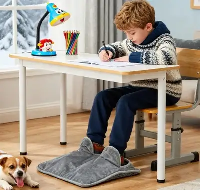 NEW - Electric heated foot warmer with 9 heat settings & timer., View more