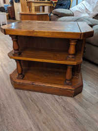 Side table with storage 