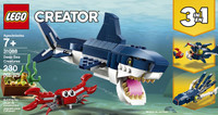 LEGO CREATOR 31088  DEEP SEA CREATURES  3-IN-1 Building Toy BNIB