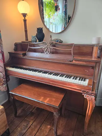 Free piano, located in Ayr. Will need 2 strong people to move it. Need gone ASAP.