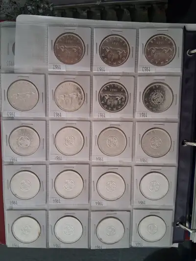 Canada silver dollar lot, View more