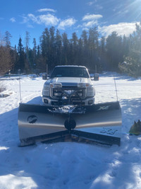 2015 Ford F350 Lariat with Fisher V-Plow