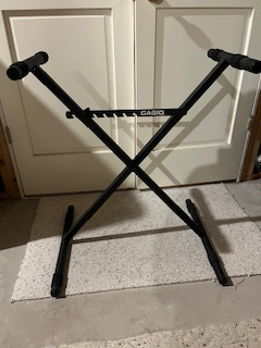 CASIO ELECTRIC PIANO STAND, NO PIANO. $49.00 OBO, View more