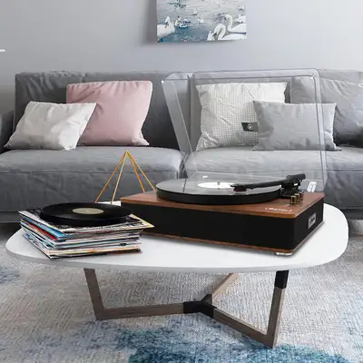 Wireless Turntable with Built-in Speakers & USB - Vintage LP Pla, View more