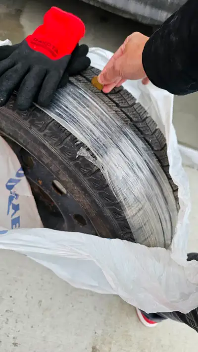 Used Michelin Winter Tires size 225/65R17 $200 obo used in my Dodge Grand Caravan
