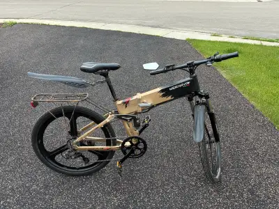 Folding e-Bike with winter tyres, Merkava 350F, View more