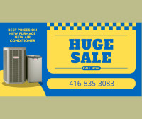SPRING SALE - New Air Conditioners or New Furnaces