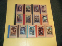 Series of Unfortunate Events Lemony Snicket 13 hardcover volumes