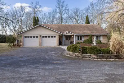 Enjoy quiet recreation living on this gorgeous waterfront property. Close to 2 acres of outdoor spac...