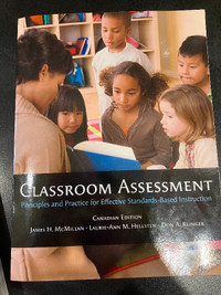 University textbook: Classroom Assessment