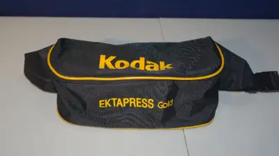 Vintage Kodak Ektapress Gold Belted Waist Pouch/Fanny Pack, View more