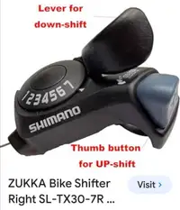 Shimano shifter 7 speed