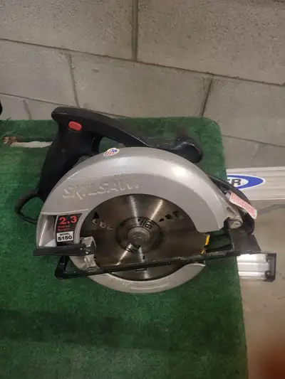 skilsaw plug in 7 1/4 circular saw w/blade, View more