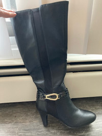 Karen Scott Black lined boots  size 5.5  *NEW*