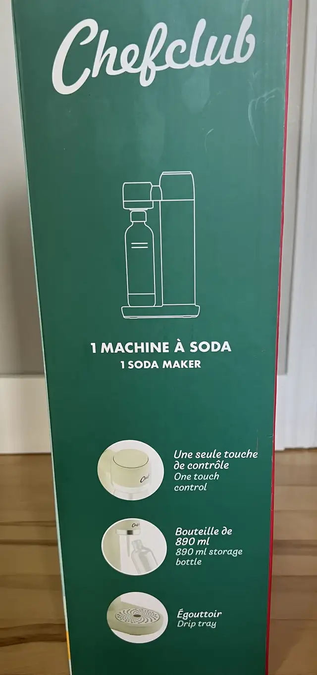 machine à soda / Soda maker in Other in Sherbrooke - Image 3