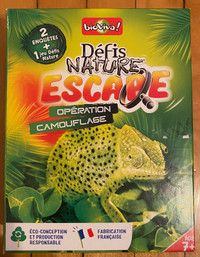 Jeu Défis Nature Escape - Operation Camouflage 