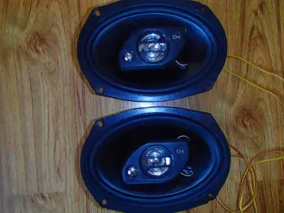 Two 6x9 Car Stereo Speakers for sale Truro Area Scosche brand, 4 ohms, 75 watts RMS, 300 watts peak....