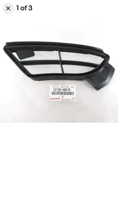 Genuine OEM Toyota Part #: 53128-48010 Driver Left Lower Grille 2011-2013 Highlander Shipping possib...