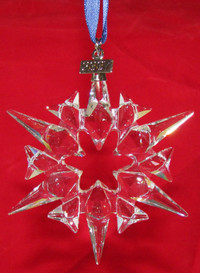 2007 SWAROVSKI CRYSTAL Annual Edition 3" Christmas Ornament MIB