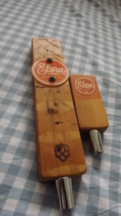 3 ELORA BEER TAP HANDLES BUNDLE DEAL /2 TALL,1 SHORT, View more