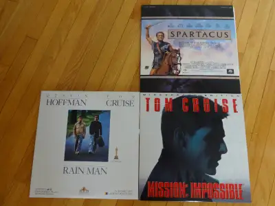 Laser Videodiscs(NTSC) three pieces for sale, View more