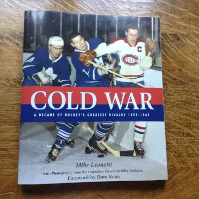 Used Book Soft cover very good or better condition .215 pages Cold War A Decade of Hockey's Greatest...