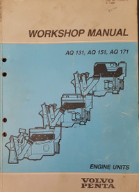 Service manuals for marine engines