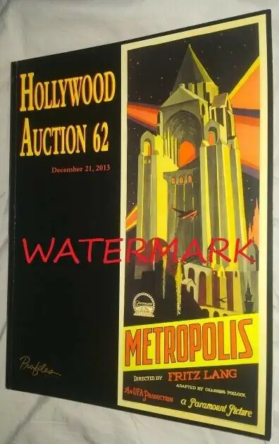 RARE HOLLYWOOD AUCTION CATALOG, 100s OF ILLUSTRATIONS, 2013, View more