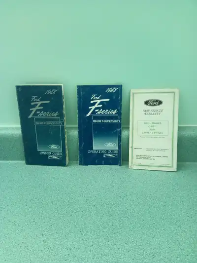 Ford F-series factory owners manual in good condition asking $ 15