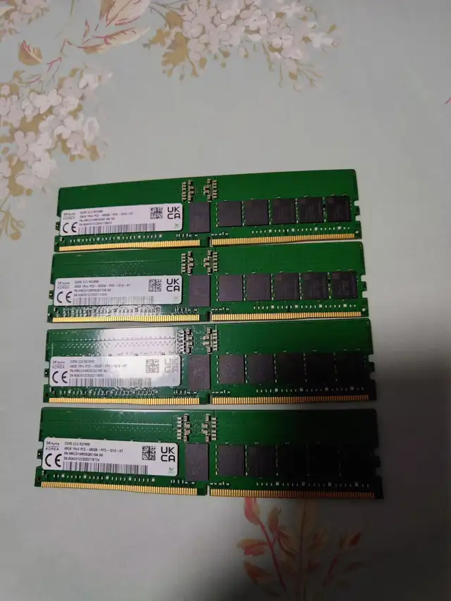 SK Hynix 48GB DDR5 4800MHz Registered ECC RAM in System Components in Mississauga / Peel Region - Image 2