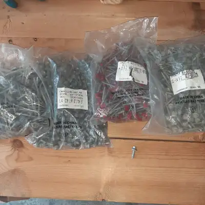 Metal roofing or siding screws, View more