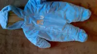 New Carter’s blue snow suit - size 3-6M