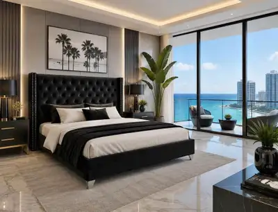 Tufted Velvet Bed for sale in stock !!!, View more